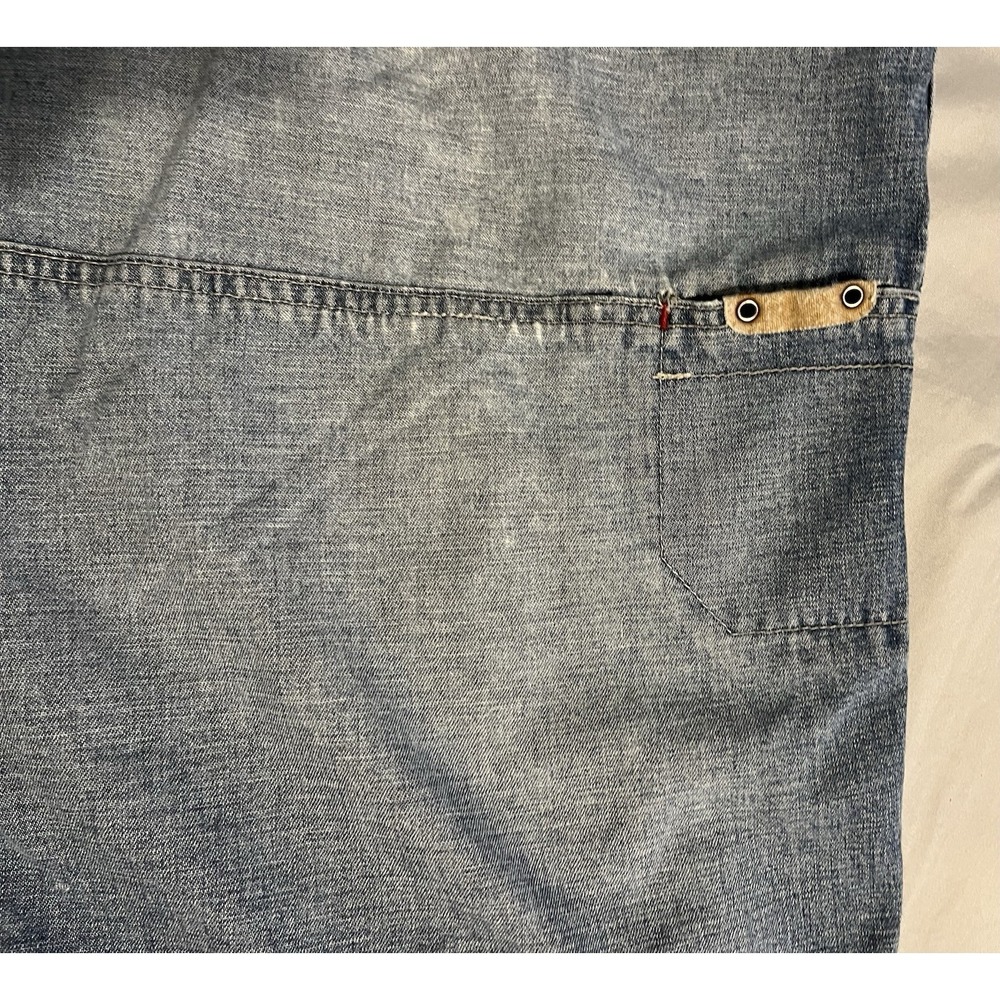 Vintage Pepe Jean Shorts Denim Carpenter Y2K Baggy Skater Blue 38 - Picture 15 of 16